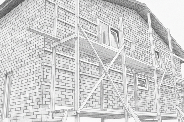 Деревянные леса