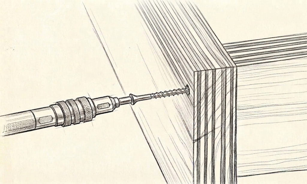 Пример углового соединения фанеры