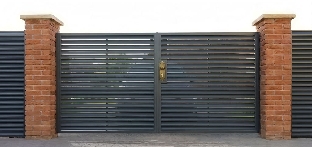 Фото жалюзийных ворот