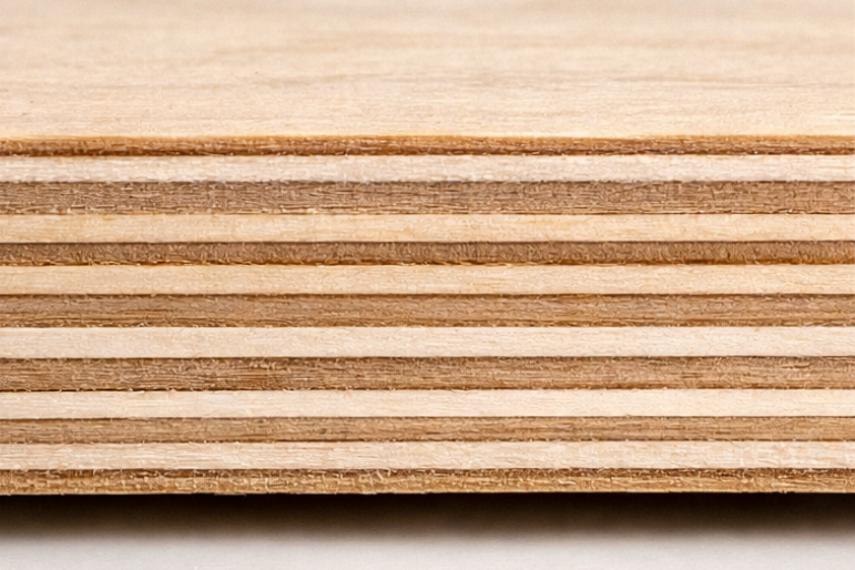 Фото фанеры крупным планом