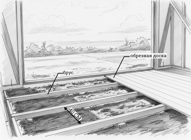 Дощатый пол