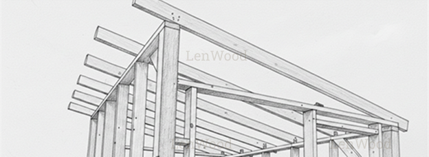 Верхняя обвязка из досок