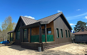 Имитация бруса 'Карельский профиль' 21*176*3000 мм - фото применения 6