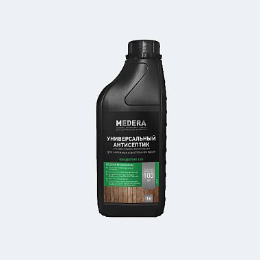 Антисептик биозащита, грунт MEDERA-90 1л конц. 1:20