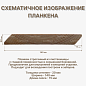 миниатюра товара Планкен скошенный лиственница 20*140*5000 мм - фото 2