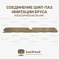 миниатюра товара Имитация бруса 36*196*6000 мм - фото 3