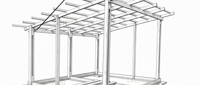 картинка-превью для статьи Расчет пиломатериалов для деревянного каркасного сарая (3х3м)
