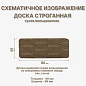 миниатюра товара Доска строганная 46* 96*6000 мм сухая (вальц.) - фото 2