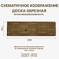 миниатюра товара Доска обрезная 50*250*6000 мм естественной влажности - фото 2